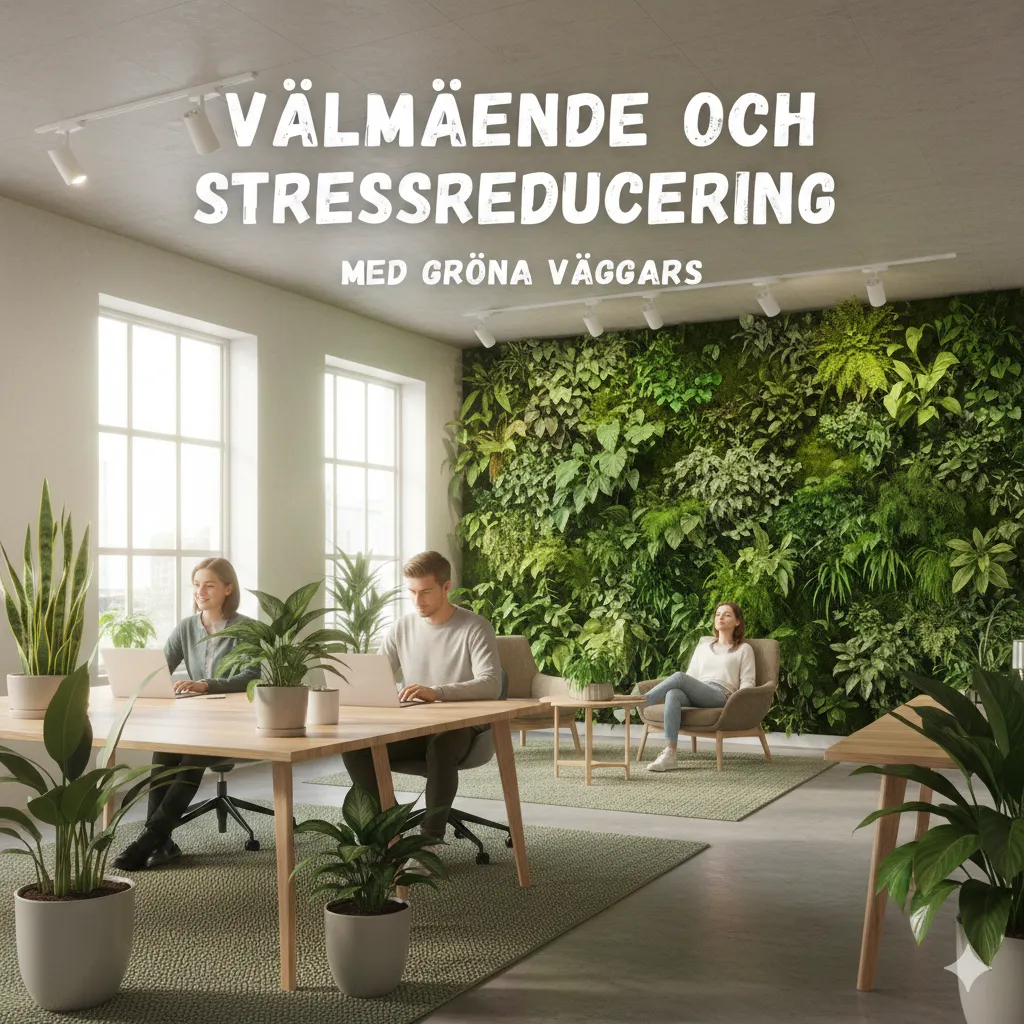 Välmående och stressreducering med gröna väggar